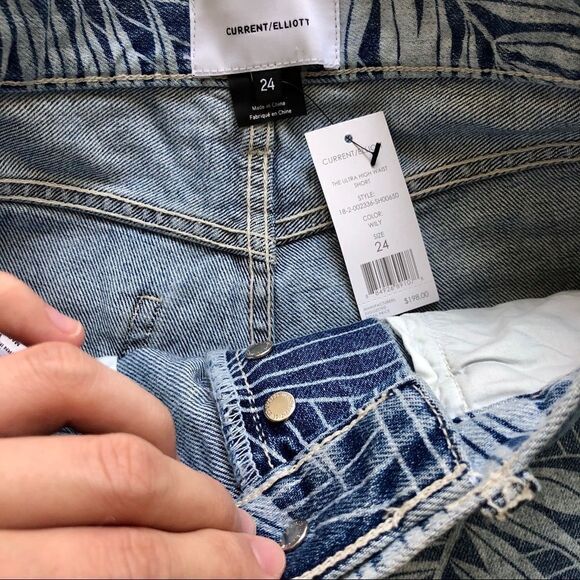 Current/Elliott Ultra High Waist Shorts - Picture 3 of 5